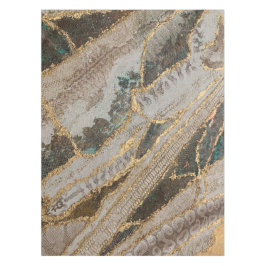 Emerald Snake Skin Tablecloth Gold Event Decke