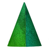 Emerald Spark Party Hat - Anpassbar und elegant Partyhütchen (Rückseite)