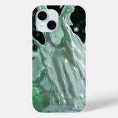 Emerald Splash Dynamics iPhone Case (Rückseite)