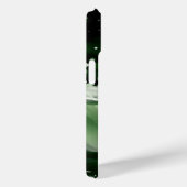 Emerald Splash Dynamics iPhone Case (Rückseite / Rechts)