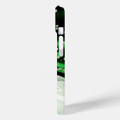 Emerald Splash Dynamics iPhone Case (Rückseite / Links)