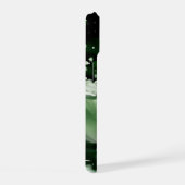 Emerald Splash Dynamics iPhone Case 15 Hülle (Rechte Seite)