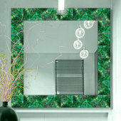 Emerald Spring - Zellen-Collage N2 Fliese