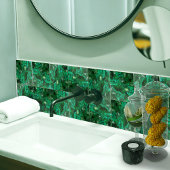 Emerald Spring - Zellen-Collage N4 Fliese