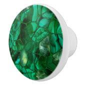 Emerald Spring - Zellen-Collage N4 Keramikknauf (Rechts)