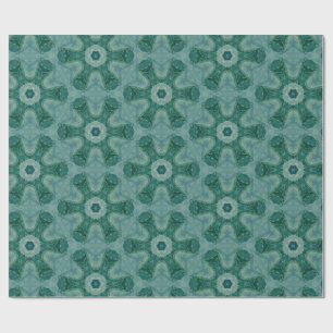 Emerald Sternexplosion Kaleidoscope Geschenkpapier