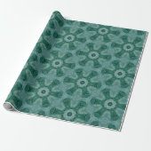 Emerald Sternexplosion Kaleidoscope Geschenkpapier (Ungerollt)