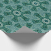 Emerald Sternexplosion Kaleidoscope Geschenkpapier (Ecke)