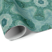 Emerald Sternexplosion Kaleidoscope Geschenkpapier (Rolleneckpunkt)