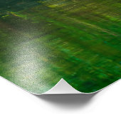 Emerald Stillness by the Garden Falls Fotodruck (Ecke)