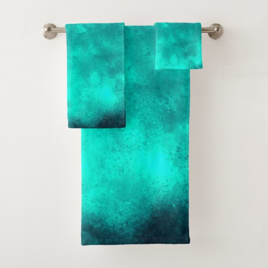 Emerald Storm Cloud-Effekt Badhandtuch Set (Insitu)