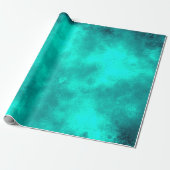 Emerald Storm Wrapping Paper Geschenkpapier (Ungerollt)