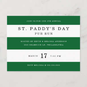 Emerald Stripes Postkarte