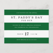 Emerald Stripes Postkarte (Vorderseite)