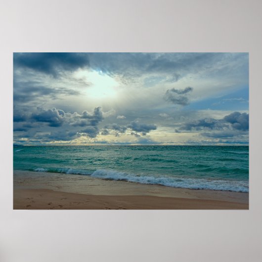Emerald Sunset Poster (Vorne)