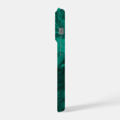 EMERALD SWIRL PHONE CASE iPhone HÜLLE (Linke Seite)