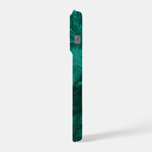 EMERALD SWIRL PHONE CASE iPhone HÜLLE (Linke Seite)