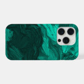 EMERALD SWIRL PHONE CASE iPhone HÜLLE (Rückseite (Horizontal))