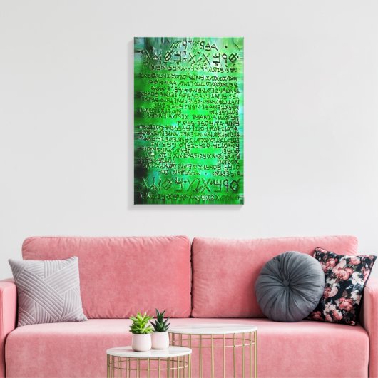 EMERALD TABLETTEN THOTH RA LEINWAND EG (Insitu (Wohnzimmer))