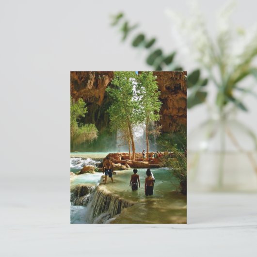 Emerald Terrace Postkarte (Stehend Vorderseite)