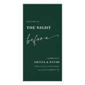 Emerald The Night Before Probe Dinner Unterschreib Poster (Vorderseite)