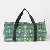 Emerald Tide Kaleidoscope Duffle Bag (Rückseite)