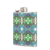 Emerald Tide Kaleidoscope Flachmann (Links)