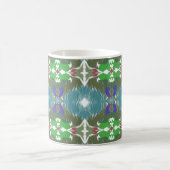 Emerald Tide Kaleidoscope Kaffeetasse (Mittel)