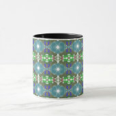 Emerald Tide Kaleidoscope Tasse (Zentrum)