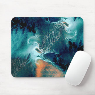 Emerald Tides in Motion Mousepad
