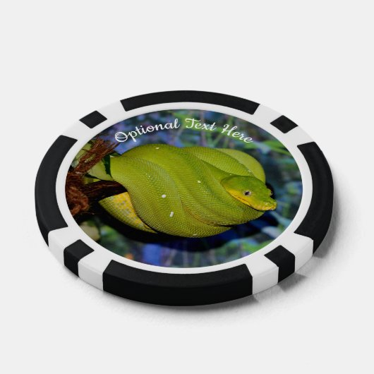 Emerald Tree Boa Pet Snake Pokerchips (Einzeln)