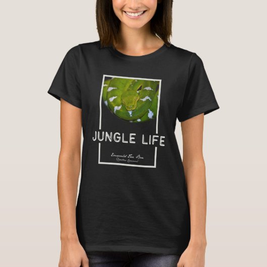 Emerald Tree Boa Snake Owner Jungle Life T-Shirt (Vorderseite)