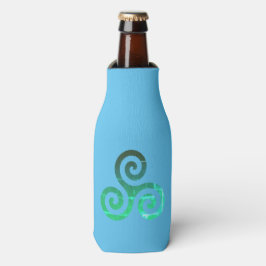 Emerald Triskele Altes keltisches Symbol Flaschenkühler