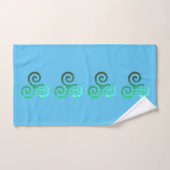 Emerald Triskele Altes keltisches Symbol Handtuch (Handtuch)