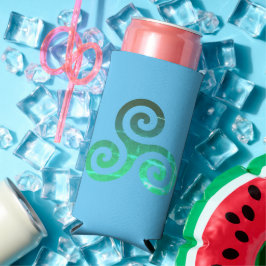 Emerald Triskele Altes keltisches Symbol Selters Dosenkühler