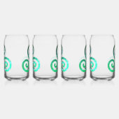 Emerald Triskele Altes keltisches Symbol Set Dosenglas (Links)