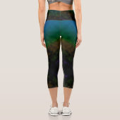 Emerald Twilight Capri Leggings (Rückseite)
