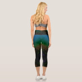 Emerald Twilight Capri Leggings (Rückseite)