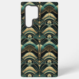 Emerald und Gold Art Deco Themed Samsung Galaxy Hülle