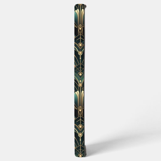 Emerald und Gold Art Deco Themed Samsung Galaxy Hülle (Linke Seite)