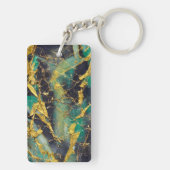 Emerald und Gold Inspiriert Schlüsselanhänger (03) (Rückseite)
