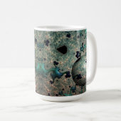 Emerald und Gold Mandelbrot mit Sphere Tasse (VorderseiteRechts)