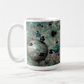Emerald und Gold Mandelbrot mit Sphere Tasse (Links)