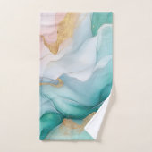 Emerald- und Gold-Marmor Badhandtuch Set (Handtuch)