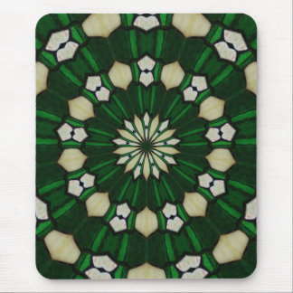 Emerald und Ivory Radial Mousepad