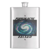 Emerald und Lila Galaxy PanGalactic Balsam Flachmann (Vorderseite)