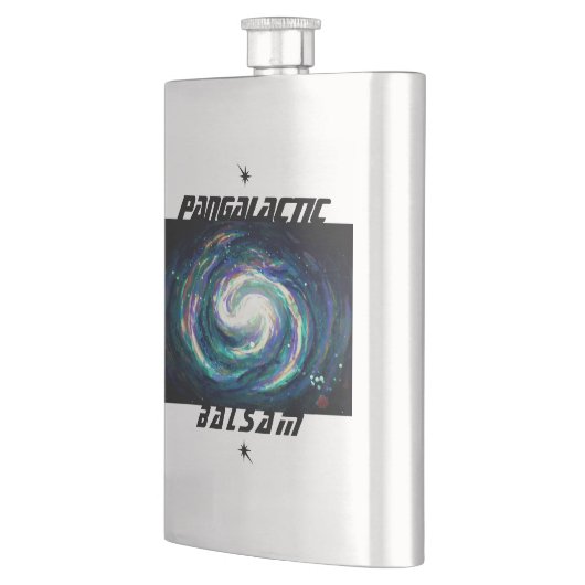 Emerald und Lila Galaxy PanGalactic Balsam Flachmann (Links)