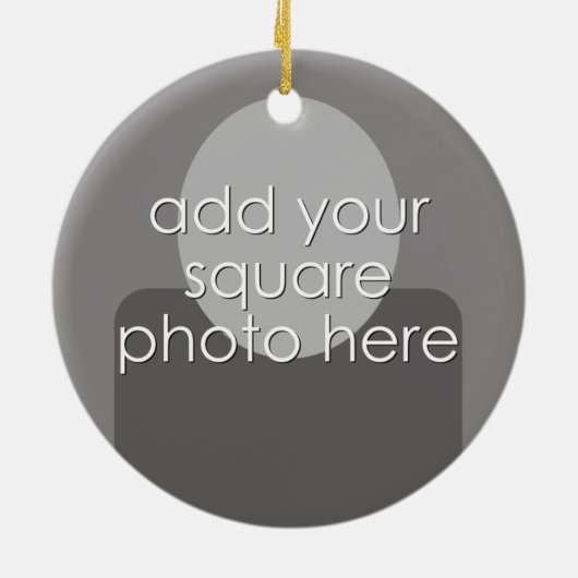 Emerald und Orange Chevrons Custom Triple Monogram Keramikornament (Hinten)