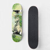 Emerald Unicorn Skateboard (Vorderseite)