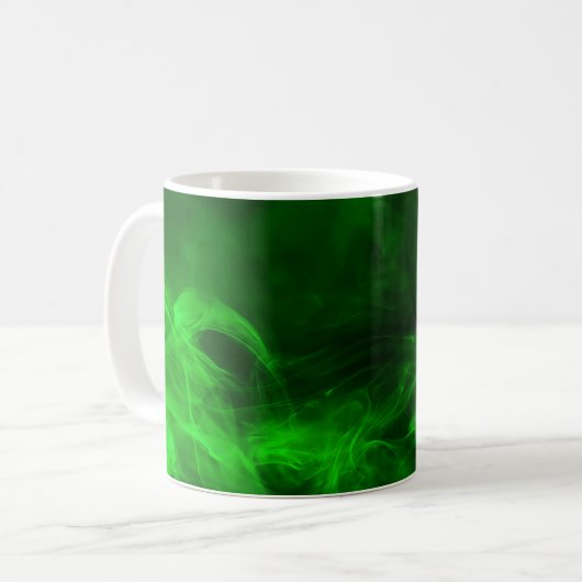 Emerald Vapor Glow Kaffeetasse (Vorderseite Links)